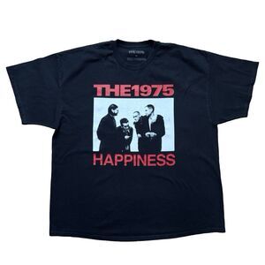 The 1975 Band Happiness Photo Logo Size XXL Black T Shirt Concert Merch Tee